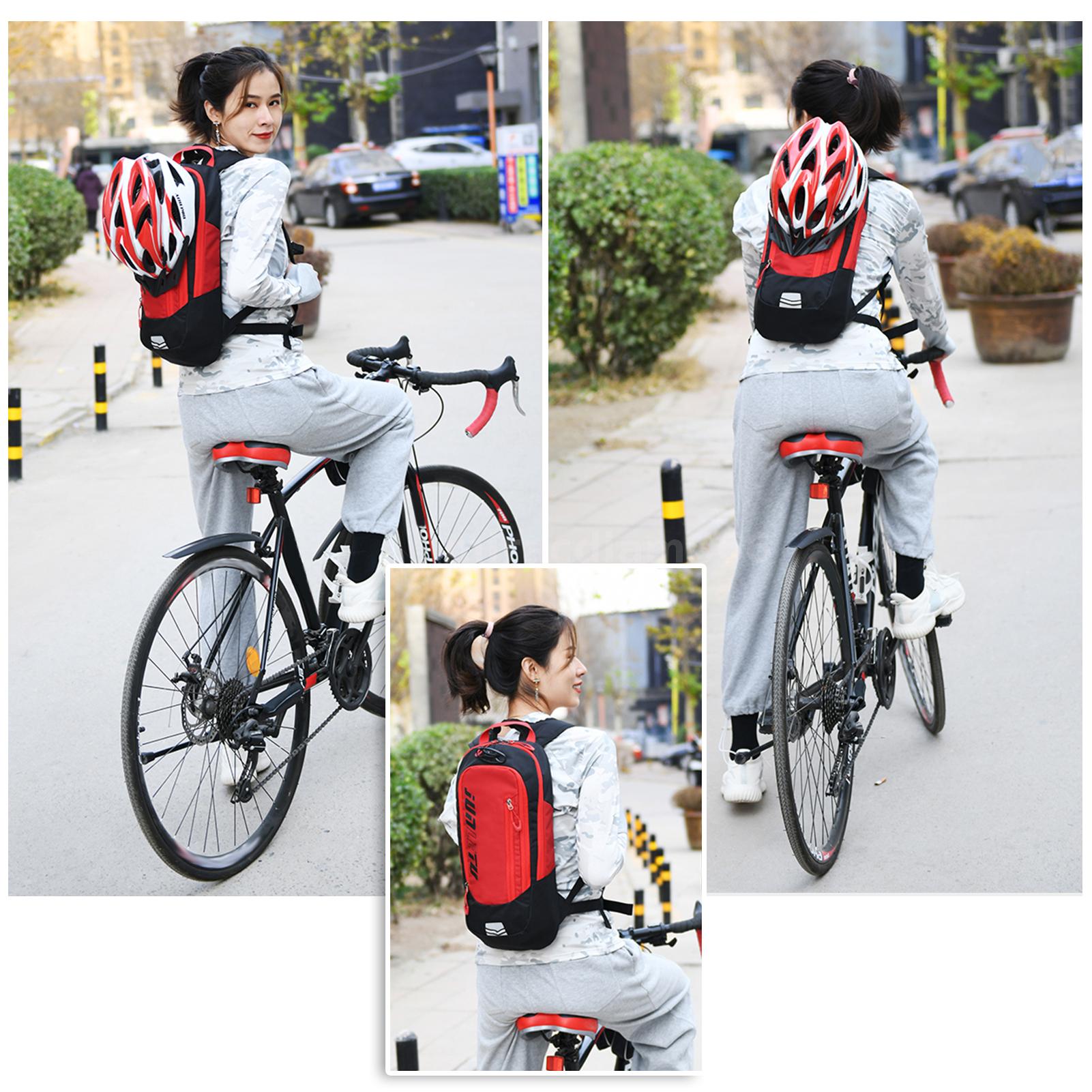Cycling Backpack Breathable Lightweight Bike Riding Daypack for Outdoor W0C2